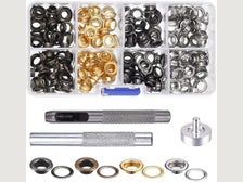 Grommet Tool Kit 12 Mm Grommet Eyelets Washer Eyelet Prs Set And 100 Sets  Of Grommet Eyelets With