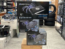 New Plymouth, Taranaki Closes: Mon, 4 Aug DUAL SUB AMP PACKAGE - 2x SOUNDSTREAM 12&quot; SUBS - EXACT.12D4 + 1x TX1.1300D $25.00 shipping nationwide Expected delivery in 3-5 business days Buy Now $2,397 $1,299  			