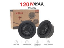 China, International Closes: Mon, 4 Aug 1Pair Universal High Efficiency Dome Tweeter Loudspeaker 2x 120W Loud Speaker NZ Customer Support, 50000+ Positive Feedbacks $3.99 shipping nationwide Expected delivery in 8-15 business days Buy Now $58.39 $47.96  	