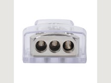 China, International Closes: Sat, 2 Aug Car Audio Stereo Amp Power Ground Cable Splitter Distribution Block 1x0ga In 3 Buy Now $15.11  			