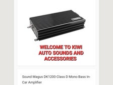 Manukau, Auckland Closes: Sun, 3 Aug Sound Magus DK1200 Class D Mono Bass In-Car Amplifier Buy Now $279.00  			