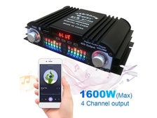 China, International Closes: Mon, 4 Aug 1600W Peak Power HiFi Sound Amplifier Digital 4 Channel Audio Amplifier NZ Customer Support, 50000+ Positive Feedbacks $3.99 shipping nationwide Expected delivery in 8-15 business days Buy Now $103.42 $84.95  			