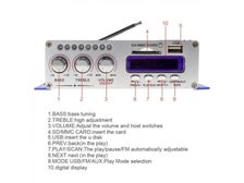 China, International Closes: Sun, 3 Aug HY502 Digital Display 2CH Car Stereo Power Amp For IPod/USB/MP3/FM/SD Jack NZ Customer Support, 50000+ Positive Feedbacks $3.99 shipping nationwide Expected delivery in 8-15 business days Buy Now $75.59 $59.95  			