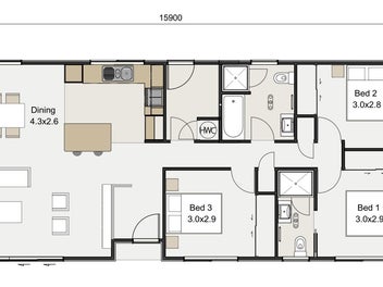 Keith Hay 3 Bedroom Home For Your Section