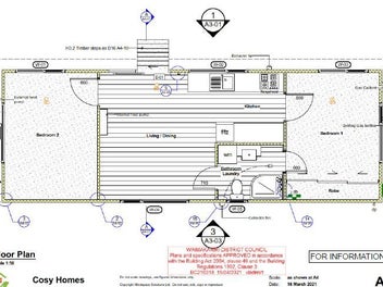 Small transportable home 2bdrm, 50m2