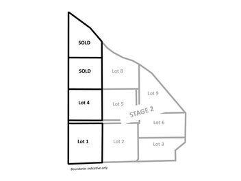 Idyllic setting, title issued, two sections remain