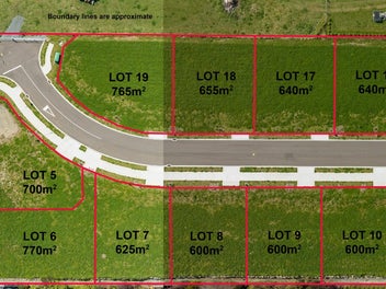 North facing 575m2 Section