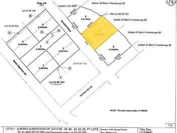 Big section, close to town: build your dream home!
