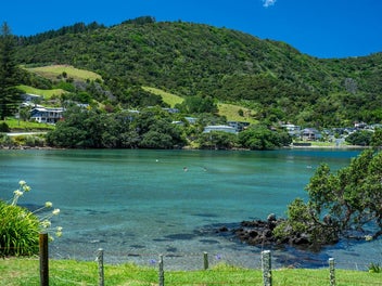 Postcard Kiwiana Waterfront