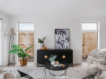 Open Plan Living with Gas Fire in Strowan Fields