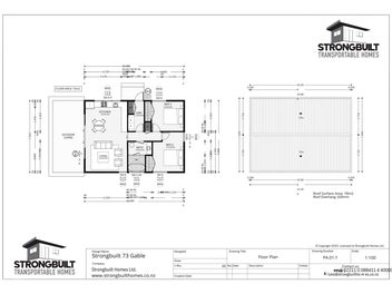Strongbuilt Homes- 73sqm gable 2 bedroom