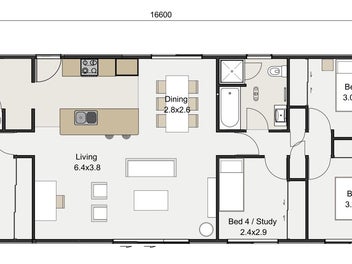 Large private & Sunny 4 Bedroom Home