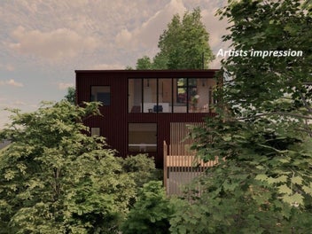 990 sqm section with consent granted