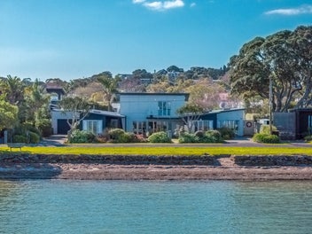 Prime waterfront home with versatile living