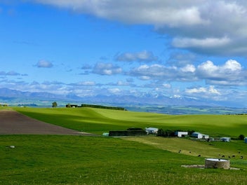 Elevated Mountain and Sea View