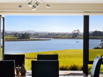 Spectacular water views, total privacy and a shed