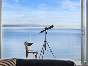 Waterfront bliss with a private boat house