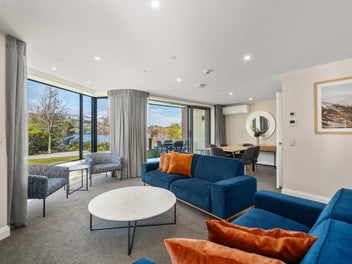 Modern lakefront living on shores of Lake