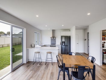 Modern home with large section and possibilities!