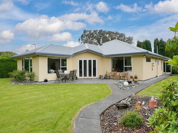 Private home with sheds
