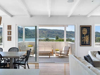 Bali-Inspired Entertainer with Harbour Views