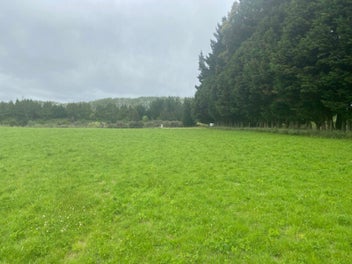 Bare block of land
