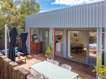 New, contemporary and a skip to the beach