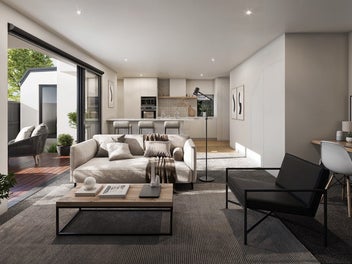 Contemporary living, entry-level price