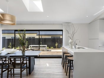 Sleek modern living