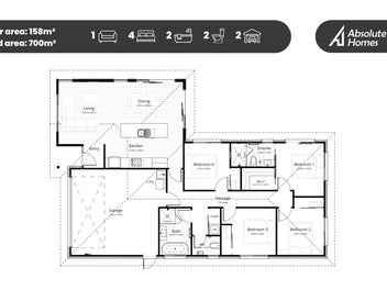 Tiled Ensuite, 4-Beds & Large Section!