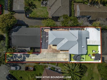 Single level brick home