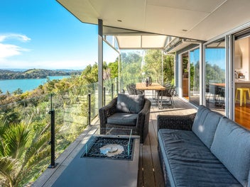 Above the bay
