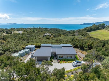 Private coastal retreat with superb views