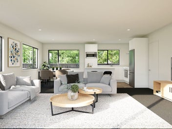 Three Bedroom Home, Full and Flat Section