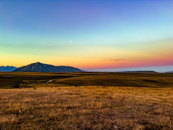 Where the mountains meet the sky