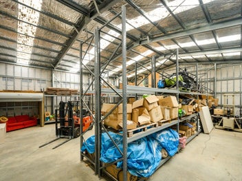 Massive warehouse plus four bedroom home