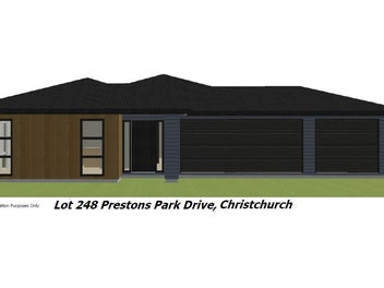 Drive-through 3 car garage, big house & sunny