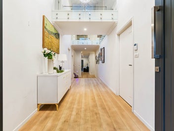 Life stylish house with land, zone and location.