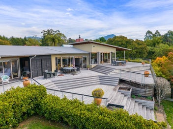 Lodge style retreat near the lake