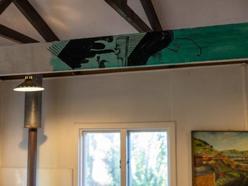 Bill Hammond's Bolthole — with precious artwork
