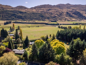 Rural park like setting with Coronet Peak views