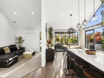 Elevated design with mountain views