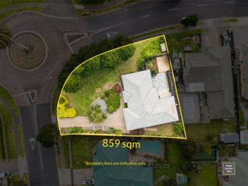 Brick & Tile Beauty On Large 859m2 Corner Site