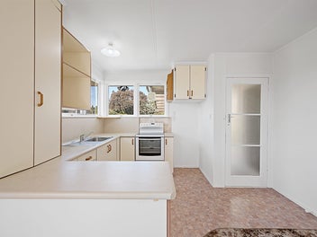 Solid brick home with beautiful outlook