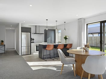 Spacious section, stylish home