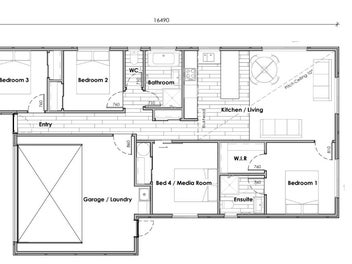 3 Beds + 2 Living or 4 Beds – You Choose