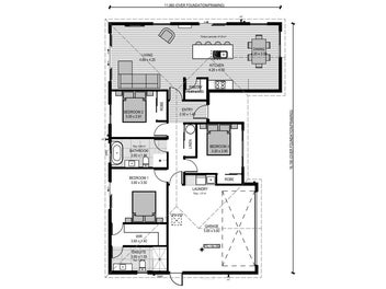 Large North-facing Outdoor Living in Rolleston!