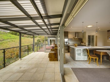 Elevated living, triple garage and workshop