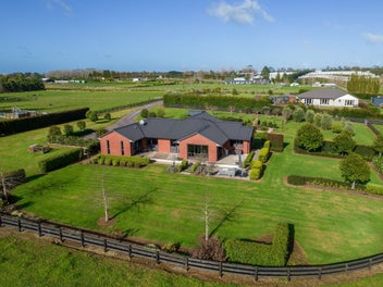 Brick Elegance Meets Country Living