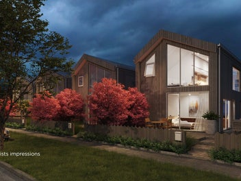 Lakeside standalone townhouses